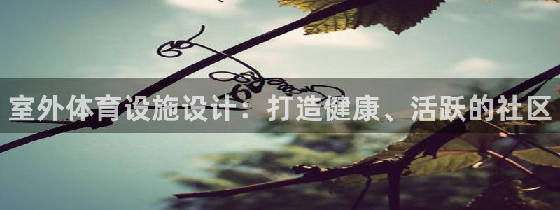 意昂3集团简介：室外体育设施设计：打造健康、活跃的社