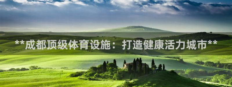 意昂3开户：**成都顶级体育设施：打造健康活力城市*