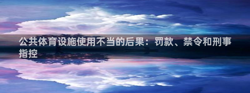 意昂体育3：公共体育设施使用不当的后果：罚款、禁令和