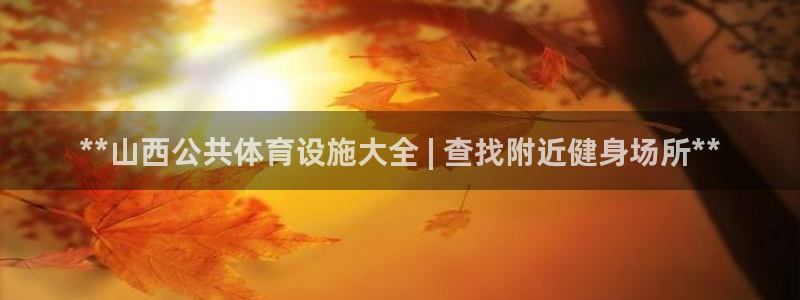 意昂3神州：**山西公共体育设施大全 | 查找附近健