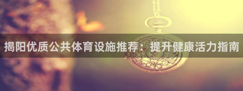意昂体育3平台APP：揭阳优质公共体育设施推荐：提升