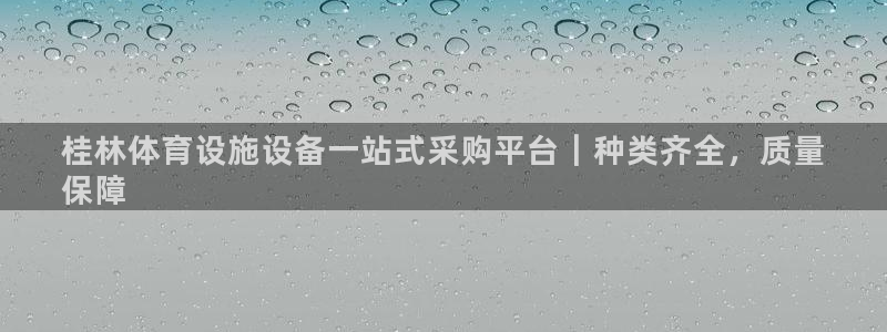 意昂体育3开户：桂林体育设施设备一站式采购平台｜种类