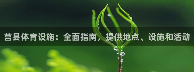 意昂3集团官网网址：莒县体育设施：全面指南，提供地点