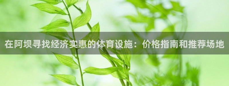 意昂体育3招商电话是多少啊：在阿坝寻找经济实惠的体育